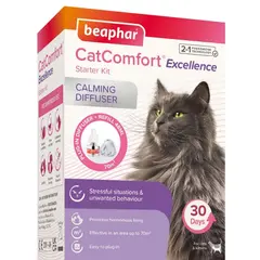 Beaphar Cat Comfort Diffuser - дифузер с електрическо захранване, с включен спрей с феромони 48 мл.