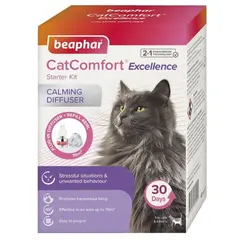 Beaphar Cat Comfort Diffuser - дифузер с електрическо захранване, с включен спрей с феромони 48 мл.