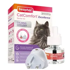 Beaphar Cat Comfort Diffuser - дифузер с електрическо захранване, с включен спрей с феромони 48 мл.