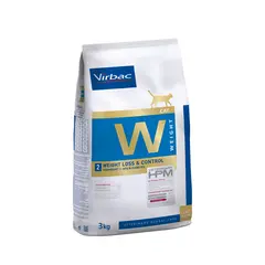Virbac Cat Weight Loss & Control W2 - Диетична храна за котки за редуциране и контрол на наднорменото тегло