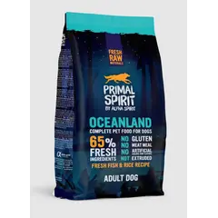 Primal Spirit Oceanland - Суха храна за куче с 45% прясна риба и 20% прясно пилешко месо - 1кг