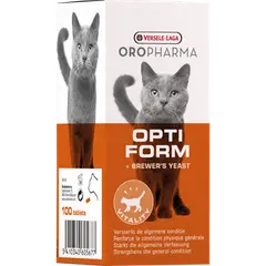 OROPHARMA OPTI FORM CAT 100 табл – хранителна добавка за котки, подобряваща жизнеността и енергията
