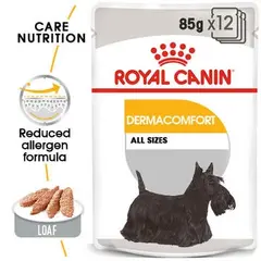 Royal Canin CCN DERMACOMFORT LOAF 12x85g - За кучета, предразположени към кожни раздразнения и сърбеж.