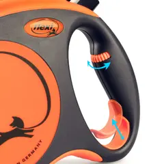 Flexi Xtreme S - най-здравият автоматичен повод - 5 метра лента, за кучета до 20 кг.