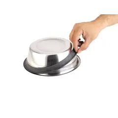 Nobby Double bowl "SILENT DINER" -  Двойна метална хранилка 2 x 750 мл
