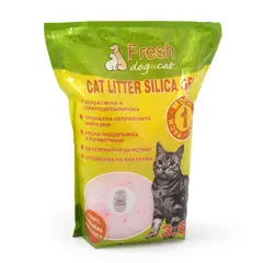 Cat Litter Fresh CAT - Силиконова котешка тоалетна натурална - 3,6 литра