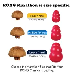 KONG Marathon 2-pk Peanut Butter L- лакомство с фъстъчено масло за кучета с тегло от 13 до 30 кг - 2 броя