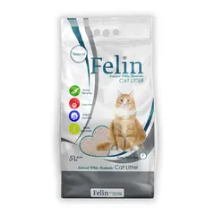 FELIN NATURAL - натурална котешка тоалетна от бентонит, без аромат