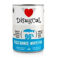 Disugual White Fish - пълноценна храна за кучета с един източник на животински протеин, с бяла риба