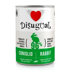 Disugual Rabbit - пълноценна храна за кучета с един източник на животински протеин, със заешко