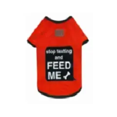 Dubex STOP TEXTING AND FEED ME - Тениска за куче