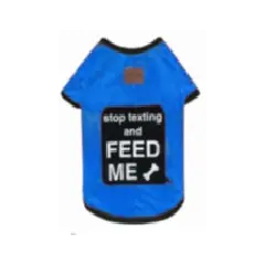 Dubex STOP TEXTING AND FEED ME - Тениска за куче