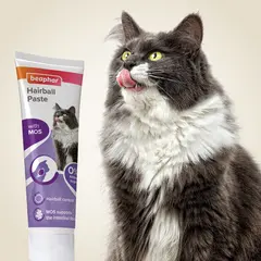 Beaphar Duo-Malt Hairball Prebiotic Paste for Cats - Малцова паста против образуване на космени топки  - тубичка  100 г