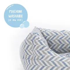 Project Blu Danube Domino L - легло от 100% рециклирани материали - 70x85x23 см