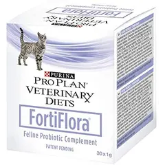 Purina Pro Plan Veterinary Diets Cat - FortiFlora - хранителна добавка за котки със стомашно-чревни проблеми 30 x 1 гр.