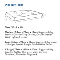 Project Blu Danube mattress M - дюшек от 100% рециклирани материали - 50x70x10 см