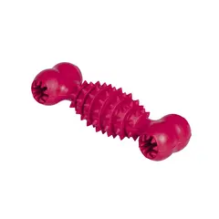 Nobby Rubber bone - гумен кокал с отвори за лакомства - 17,5  см