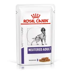 Royal Canin Neutered Adult Pouch - за кастрирани кучета или кучета с предразположеност към наддаване на тегло  - 12х100 гр