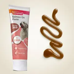 Beaphar Salmon Oil Paste for Dogs - Паста за кучета с масло от сьомга - 100 г