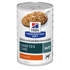 Hill's PRESCRIPTION DIET w/d Diabetes Care - лечебна мокра храна за кучета с диабет, с пилешко