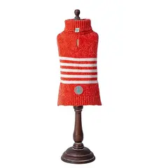 FreeDog Jersey Comfy Rojo - пуловер за кучета, червен на райета, различни размери