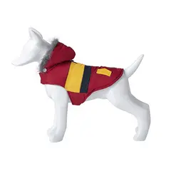 FreeDog Abrigo Malakai Rojo - яке закучета, червено на цвят, различни размери