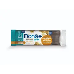 Monge Gift Meat Bars Immunity Support – лакомства за кучета - барчета със заешко, нуклеотиди и бетаглюкани за подсилване на имунитета.