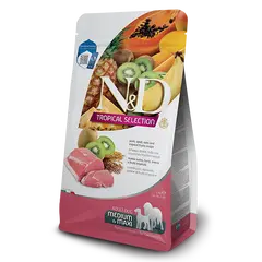 N&D DOG TROPICAL SELECTION PORK ADULT MED/MAX - Суха храна за кучета над 1 година от средните и едри породи, със свинско, спелта, овес и тропически плодове - 2кг