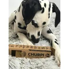 CHURPI Natural Dog Snack Large - Натурално дентално лакомство за кучета от средни породи до 25 кг, 15-17 см, 130 гр