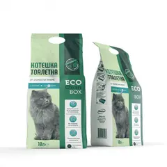 Eco Clean Box 10L - котешка постелка от дървесни фибри (на пелети)