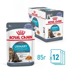 ROYAL CANIN CARE URINARY IN JELLY 12x85g - храна за котки в зряла възраст с уринарна чувствителност – пауч парченца в желе