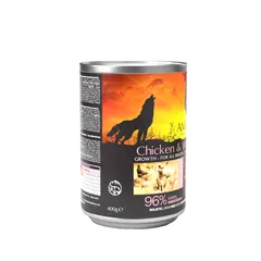 Ambrosia Puppy All Breed Chicken & White Fish - пълноценна мокра храна за кученца от всички породи, с пилешко и бяла риба, 400 гр