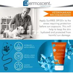 Dermoscent  SunFREE SPF30+ for dogs and cats 30 ml - Слънцезащитен крем за кучета и котки UV 30+