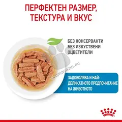 Royal Canin Medium Puppy Pouch - Пълноценна мокра храна в пауч за подрастващи кученца от средни породи до 12 месеца - 10х140 гр