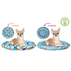 FreeDog Refreshing Donut  - Охлаждащо легло, цвят Морска звезда или Фламинго-47 см-Морска звезда