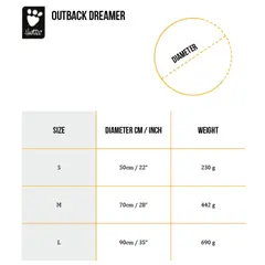 Hurtta Outback Dreamer Eco – спален чувал за кучета-L - 90 см