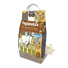 Paglianatura 2,4kg / 6L - Натурална, екологична постелка за котешка тоалетна от пшеничена слама