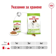 Royal Canin X Small Adult Pouch Gravy Sauce - Пълноценна мокра храна в пауч за кучета в зряла възраст от много дребни породи (тегло в зряла възраст до 4кг) от 10 месеца до 8 години, 12 x 85 гр