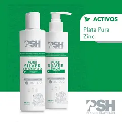 PSH Pure Silver Шампоан - Шампоан със сребро, 300 мл