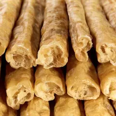 BOW WOW GRAINFREE - Лакомство за кучета - Натурални солети от говеждо, птичи дроб с юка и инулин - 50 броя в  кутия, 900 гр