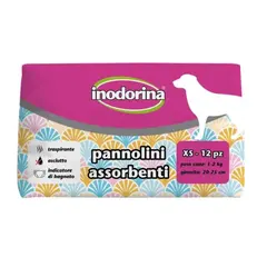 Inodorina Pannolini - Памперси за кучета тип гащички, 12 броя в пакет-M
