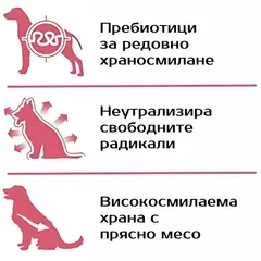 Monge  All breeds Adult Monoprotein Beef with Rice - Пълноценна суха храна за кучета в зряла възраст от всички породи с телешко и ориз - 12 кг