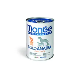 Monge Monoprotein Paté only Duck - Консерва пастет за кучета в зряла възраст с патешко - 400 г
