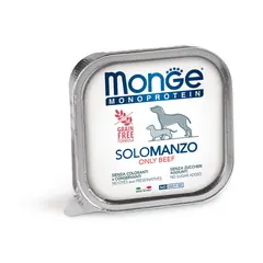 Monge Monoprotein Paté only Beef - Терин пастет за кучета в зряла възраст с телешко - 150 г