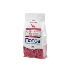 Monge Natural Superpremium Monoprotein Sterilised Cat Beef - Пълноценна суха храна за кастрирани котки с телешко - 1,5 кг