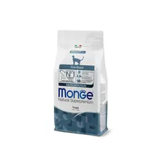 Monge Natural Superpremium Monoprotein Sterilised Cat Trout - Пълноценна суха храна за кастрирани котки с пъстърва - 400 г