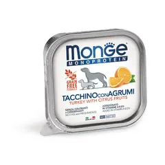 Monge Monoprotein Paté Turkey with Citrus Fruits - Терин пастет с пуешко и цитрусови плодове - 150 г