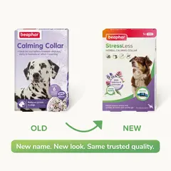 Beaphar StressLess Herbal Calming Collar - успокояващ нашийник за кучета на билкова основа, 65 см