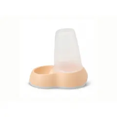 Savic  Small Loop Food Dispenser - диспенсер за суха храна 0.7 л, цвят праскова, 21 х 14 х 18 см