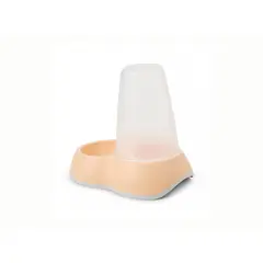 Savic  Small Loop Food Dispenser - диспенсер за суха храна 0.7 л, цвят праскова, 21 х 14 х 18 см